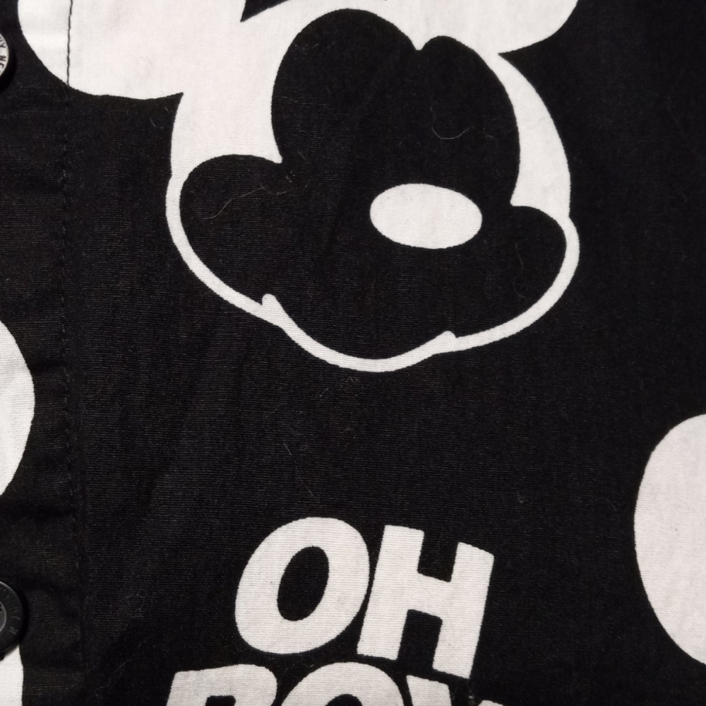Disney Mickey Mouse Button Down Large - image 2